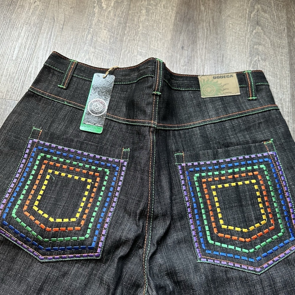 Jnco Southpole NWT Lookalike Dodeca‎ Denim Jean Shorts Mens Sz 38 Skater Hip Hop